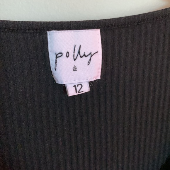 Cropped Polly button down cami - Picture 3 of 4